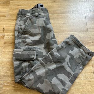 IRON CO Camouflage Mens 34x30 Camo Cargo Pants Hunting Army Pockets